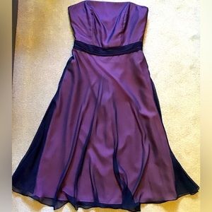 Strapless prom/bridesmaid dress size 12 (runs small, fits like 10)